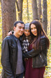 © satura_ - Family, fall, people concept - mixed race young family walking in park on in autumn day