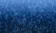 © Haver - Blue Bubbles background, high detail, 3d rendering.