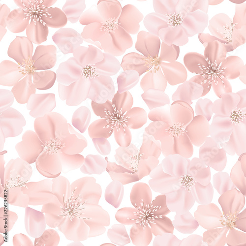 Dekoracja na wymiar  kwiatowy-wzor-retro-tlo-kwiaty-wisni-lub-sakura-pastel-vintage-ilustracji-w-wektorze