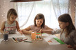 © natalialeb - Children together paint with watercolors