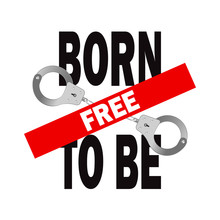 Born To Be Free Fashion Print