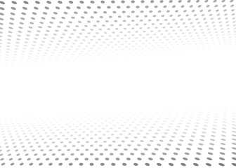 Wall Mural - perspective abstract texture dots background for graphics design. vector illustration