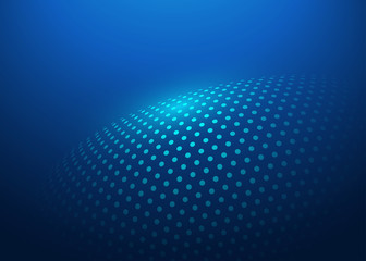 Wall Mural - abstract technology background with halftone lighting dots design. vector illustration