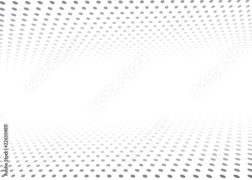 Perspective abstract texture dots background for graphics design. Vector illu...