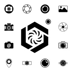 camera focus icon. Detailed set of photo camera icons. Premium quality graphic design icon. One of the collection icons for websites, web design, mobile app