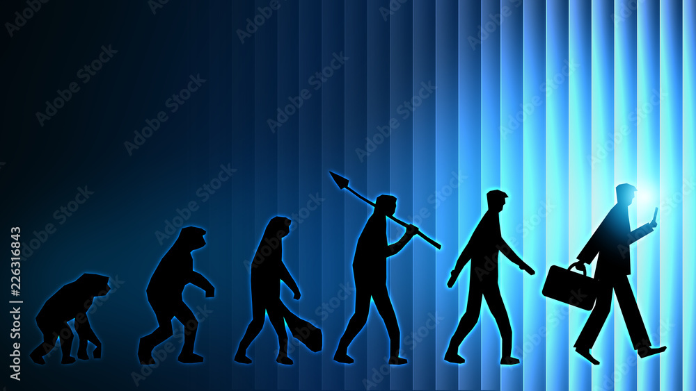 Future evolution change of human resources employee work labor ...