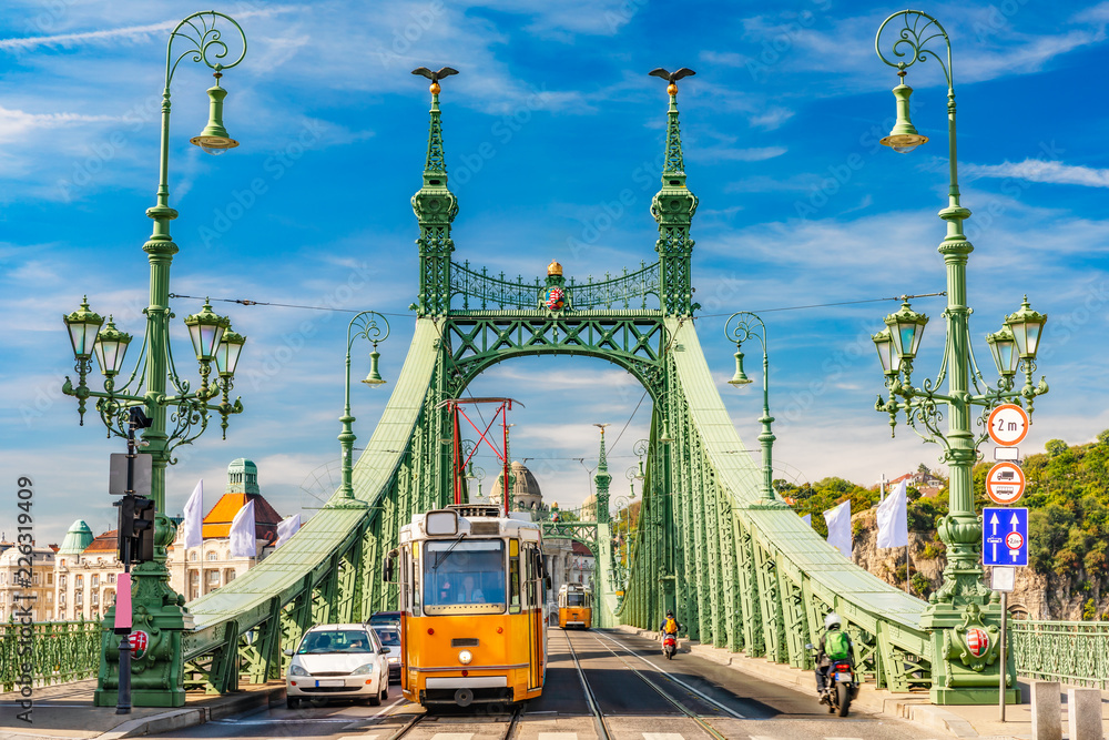 Most Wolności w Budapeszcie - obrazy, fototapety, plakaty 