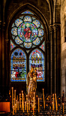 Sticker - Dans la Cathédrale Notre-Dame-de-l'Assomption à Clermont-Ferrand