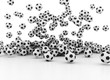 © Jezper - Many soccer balls falling on white background
