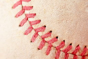 Wall Mural - Sports Equipment old Baseball background texture