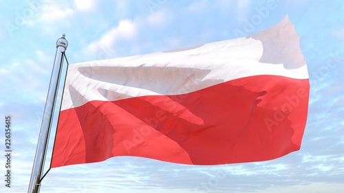 Dekoracja na wymiar  tkana-flaga-panstwa-polska