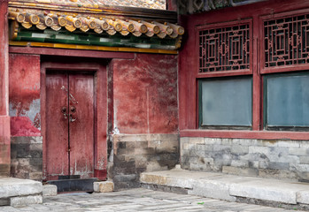 Wall Mural - Forbidden city architecture and ornaments, Beijing, China