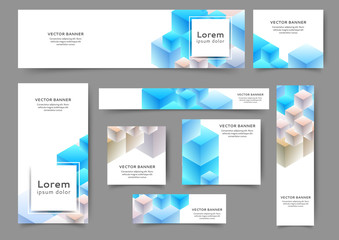 Wall Mural - Web banner templates