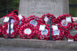 Poppy wreaths; remembering the dead of world war one