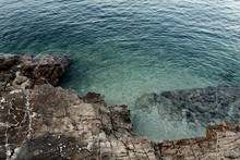 Blue Sea And Rocks