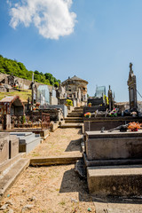 Wall Mural - Cimetière de Chambon sur Lac