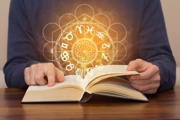 Wall Mural - astrology horoscope book