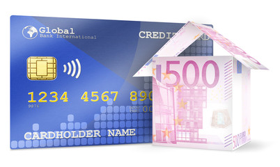 Poster - Credit Card House