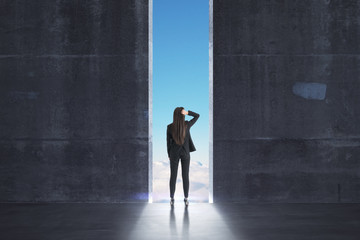 Wall Mural - opportunity and escape concept
