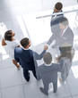 © ASDF - business background.handshake business men in the business center