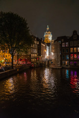 Canvas Print - Amsterdam city, Netherlands, Travel photography