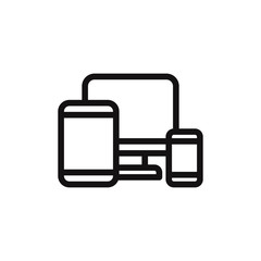 Responsive web design vector icon