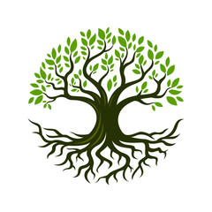 tree root design illustration