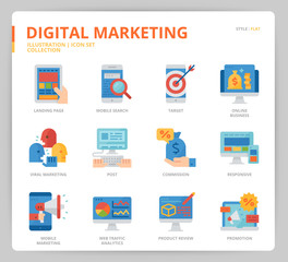 Wall Mural - Digital marketing