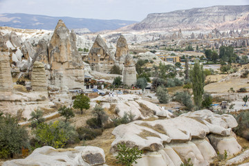 Wall Mural - rock formations in cappadocia turkey