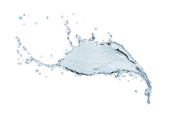 Water ,water splash isolated on white background