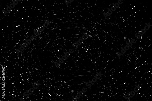 White Spots And Points On Black Background Abstraction Twists