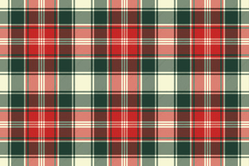Fabric texture check plaid seamless pattern