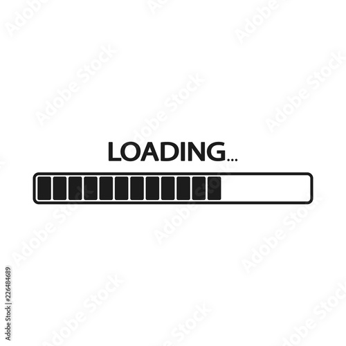 Download Loading bar. Vector. - Buy this stock vector and explore ...