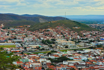 Urban distribution in nature (Jacobina - Bahia - Brazil)