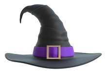 3d Illustration Of A Witch Hat