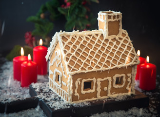 Wall Mural - Gingerbread house