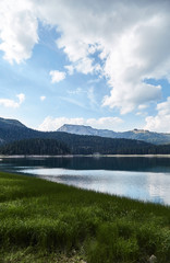 Wall Mural - Black lake. Durmitor national Park. Montenegro. 