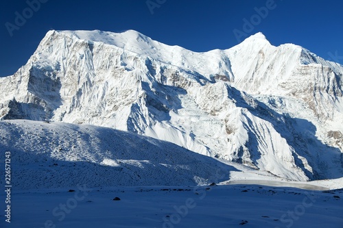 Fotografie, Obraz Annapurna 3 III blue colored, Annapurna range