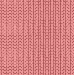 Wall Mural - Seamless vector knitting pattern