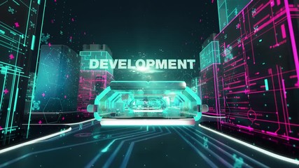 Core Competency with digital technology concept