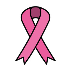 Poster - pink ribbon breast cancer