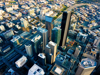 Wall Mural - Seattle City Skyline at Sunset