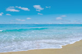 Fototapeta Morze - Seascape. Blue sky and white cloud,relax time