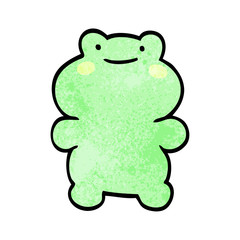  cartoon doodle frog