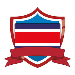 Sticker - Costa rica flag emblem