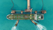 © Pawinee - Tug boats drag Oil ship tanker park to port for transfer crude oil to oil refinery.