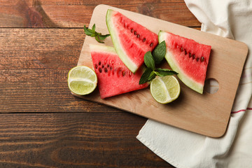 Wall Mural - Watermelon with lime