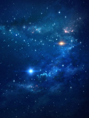 Wall Mural - deep space background