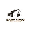 barn logo. vector design