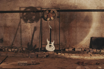 Wall Mural - Grunge Industrial Background - Street Texture - old vintage wall